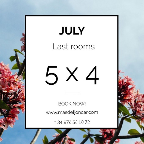 Stay 5 nights in July and only pay for 4!
