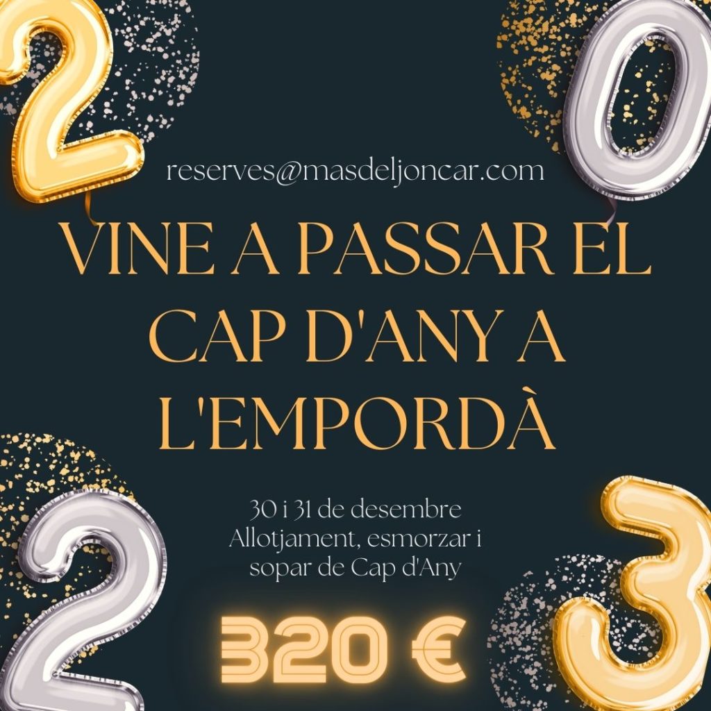 Vine a passar el Cap d'Any a una casa de turisme rural a l'Empordà